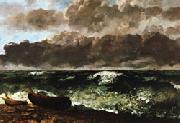 Gustave Courbet The Stormy Sea(or The Wave oil painting